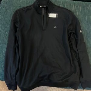 Black Travis Mathew quarter zip